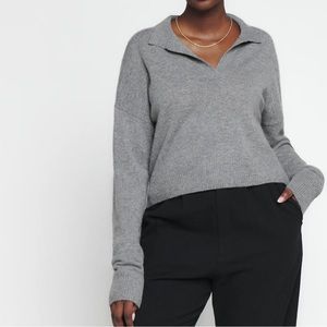 Cashmere Polo Sweater from Reformation. Never worn